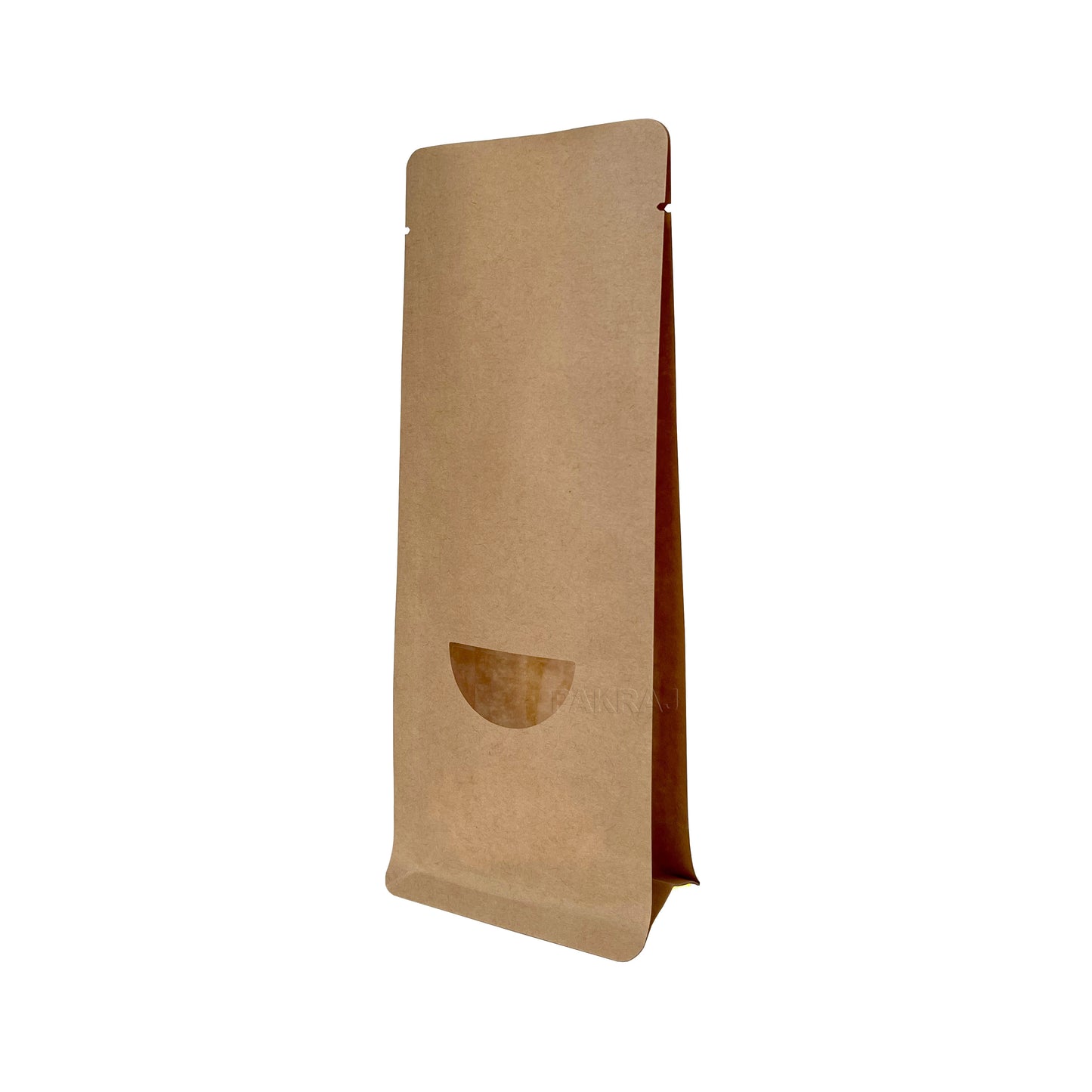 Torebki papierowe z okienkiem 80+50x210 100g BOXPACK KRAFT