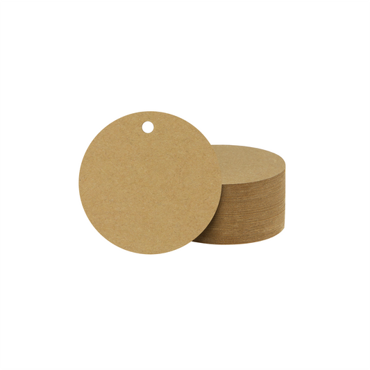Zawieszka ozdobna w kształcie koła, 50 mm, KRAFT, 50 szt