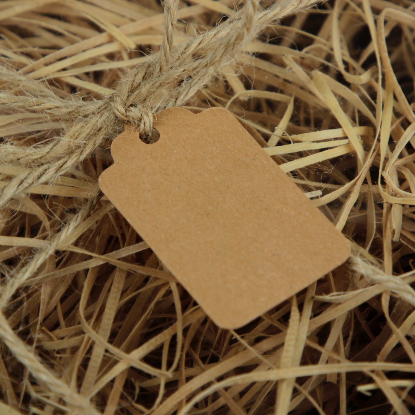 Zawieszka ozdobna w kształcie prostokąta, 50×30 mm, KRAFT, 50 szt