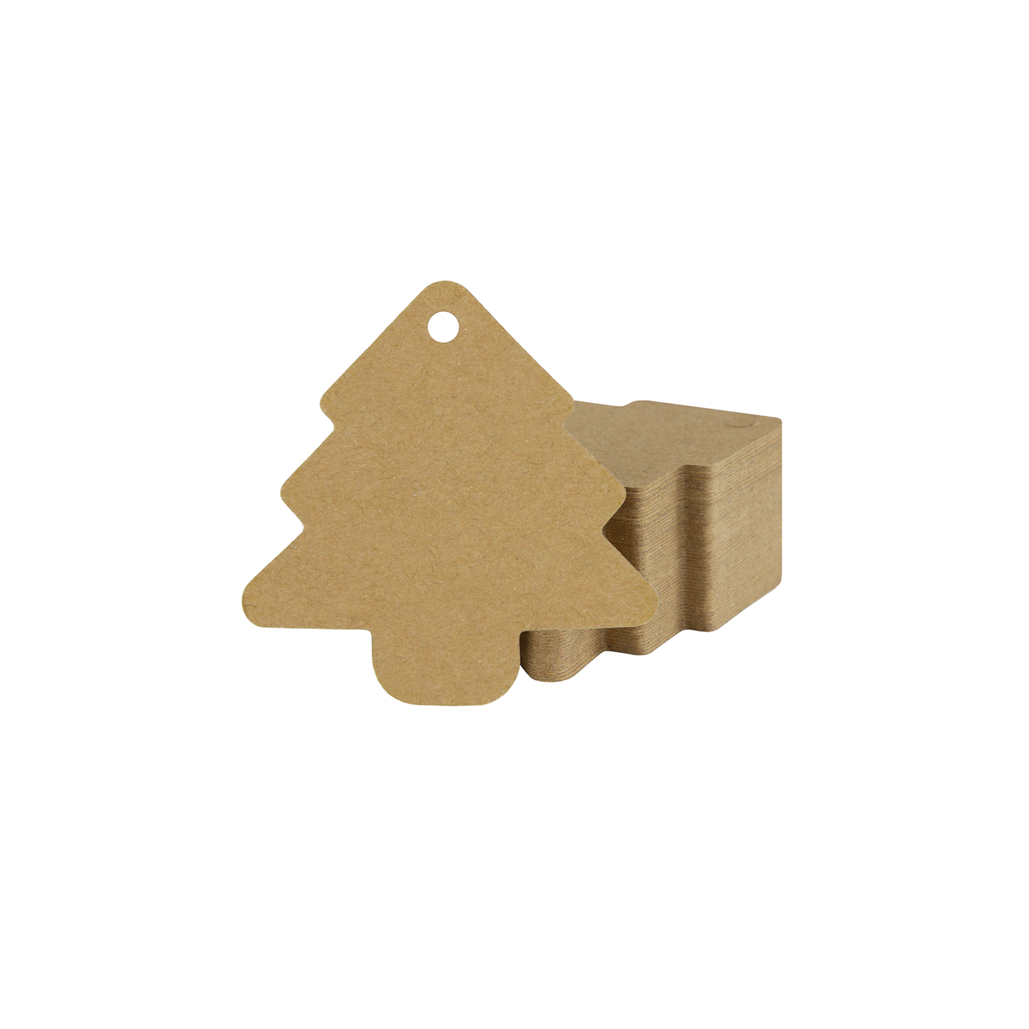 Zawieszka ozdobna w kształcie choinki, 55×55 mm, KRAFT, 50 szt