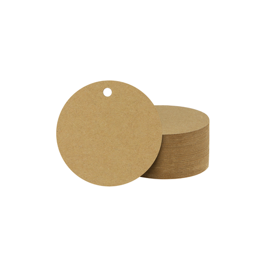 Zawieszka ozdobna w kształcie koła, 50 mm, KRAFT, 50 szt